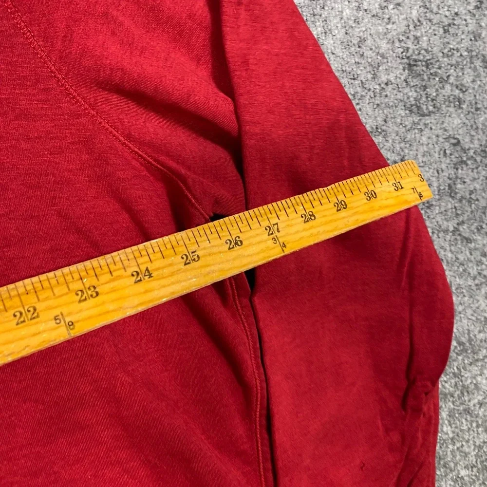 Polo Ralph Lauren Mens XXL Red Heathered Quarter Zip Pullover Pony Logo